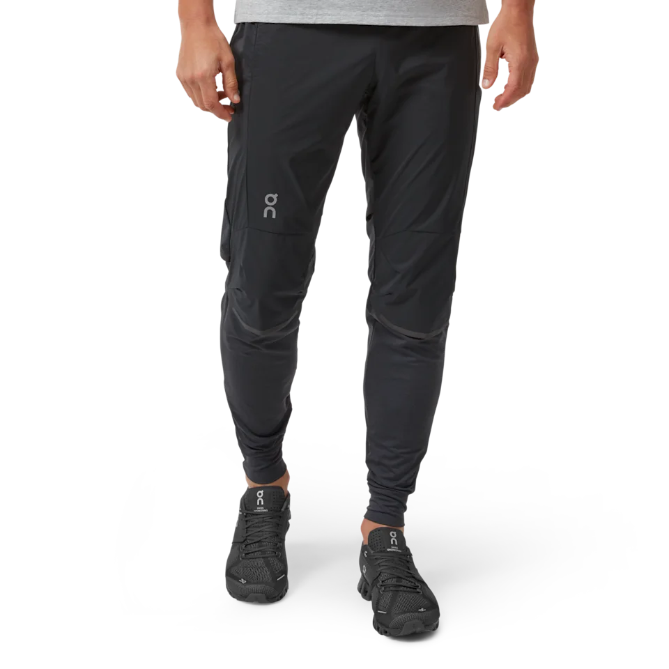 On Running Pants Black Masculino – Corridas em clima frio, recuperação, ajustável