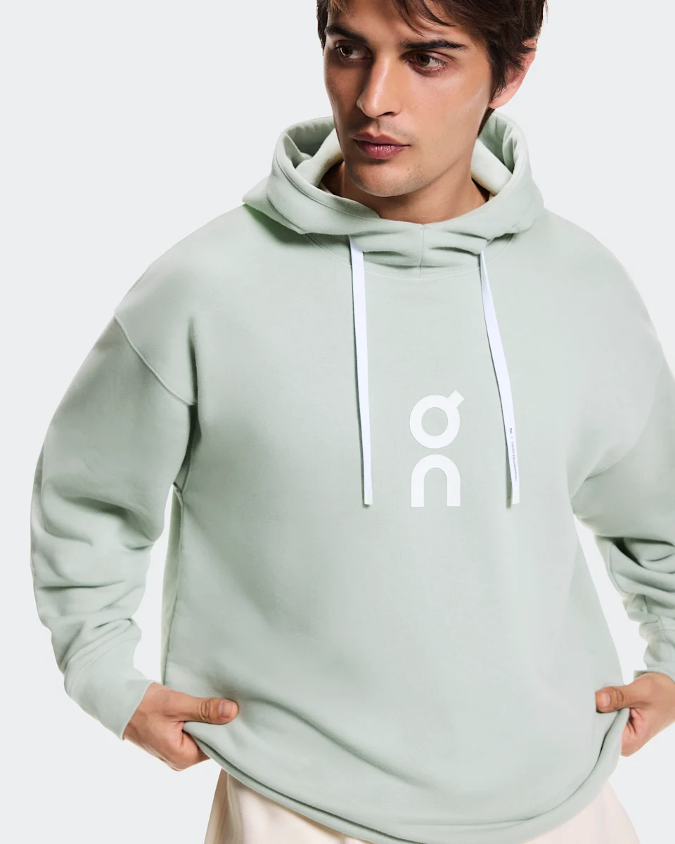 On Club Hoodie Mineral Masculino