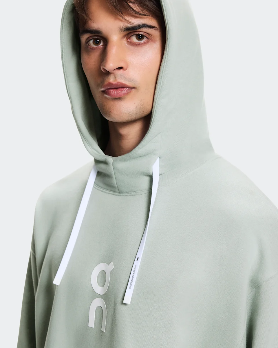On Club Hoodie Mineral Masculino