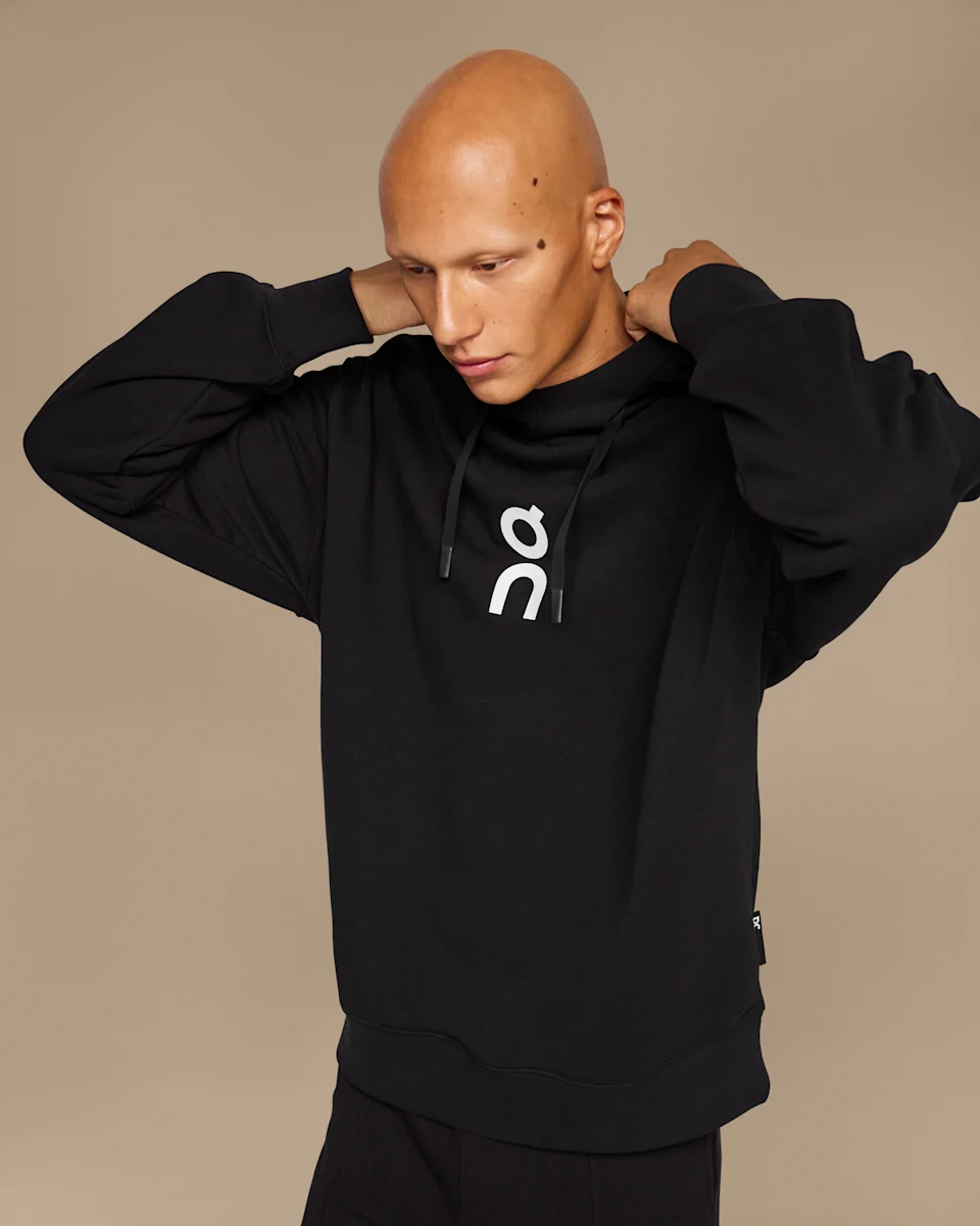 On Club Hoodie Black Masculino