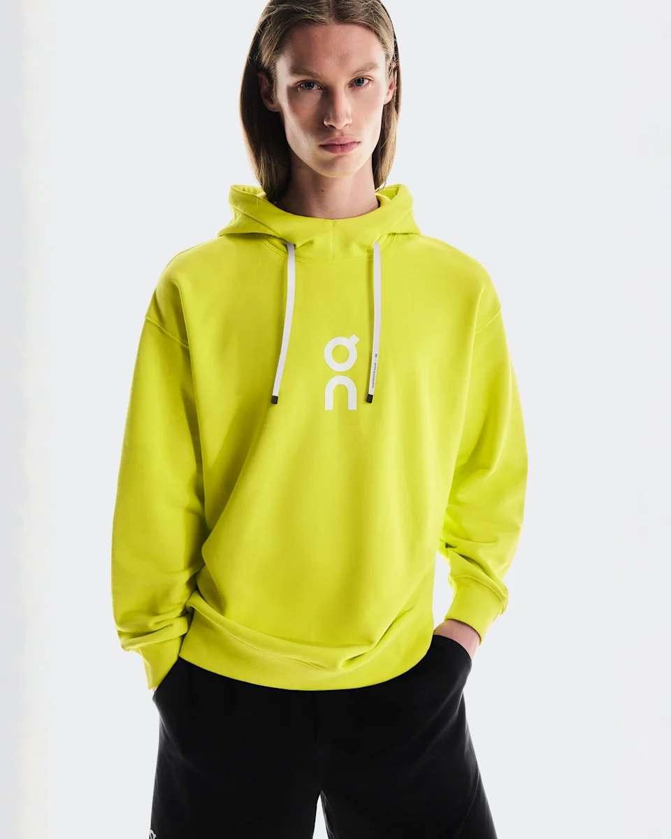 On Club Hoodie Lime Masculino