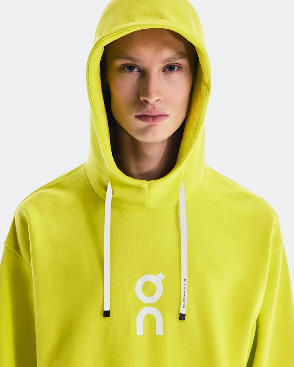 On Club Hoodie Lime Masculino