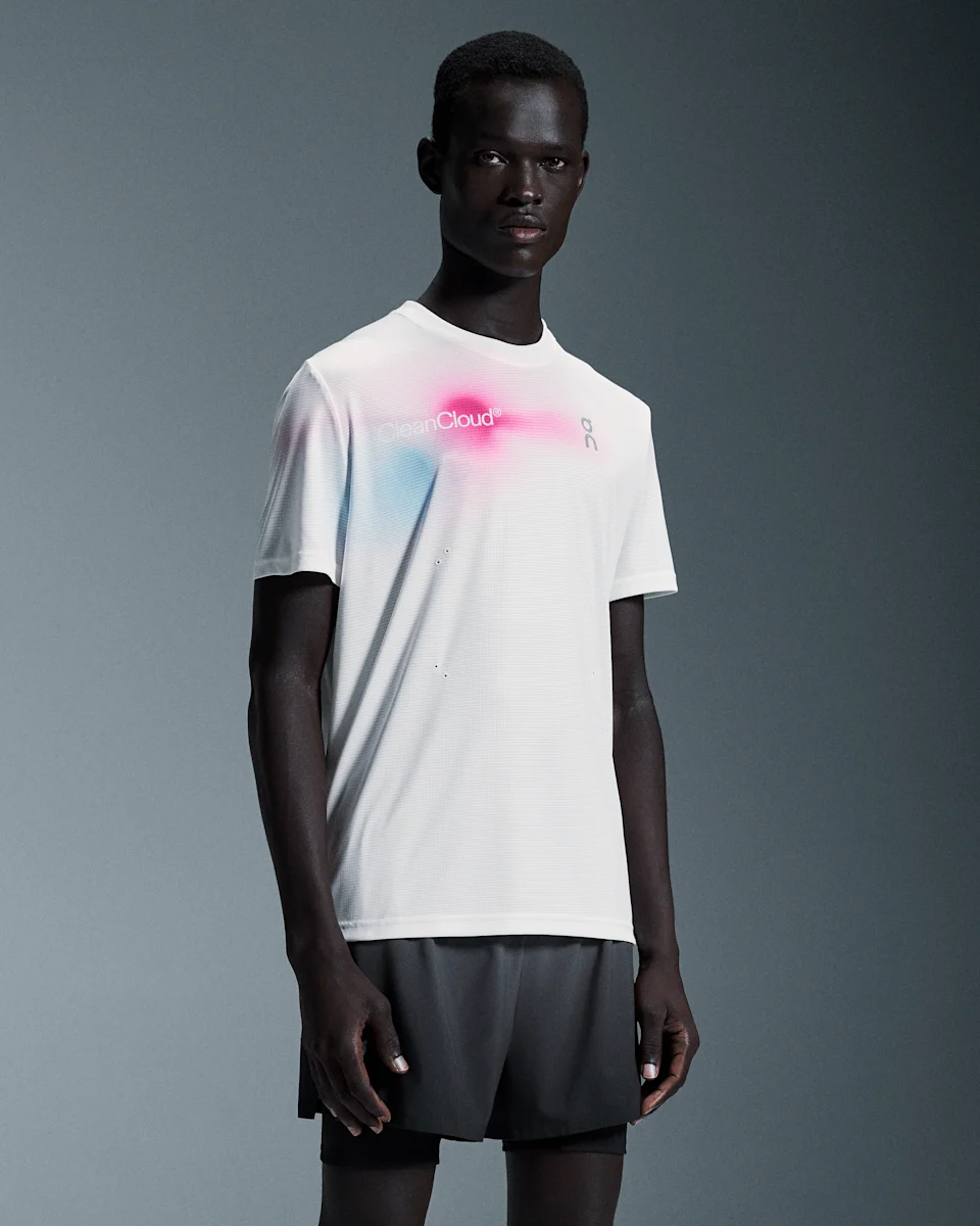 On Pace-T Undyed & Pink Masculino
