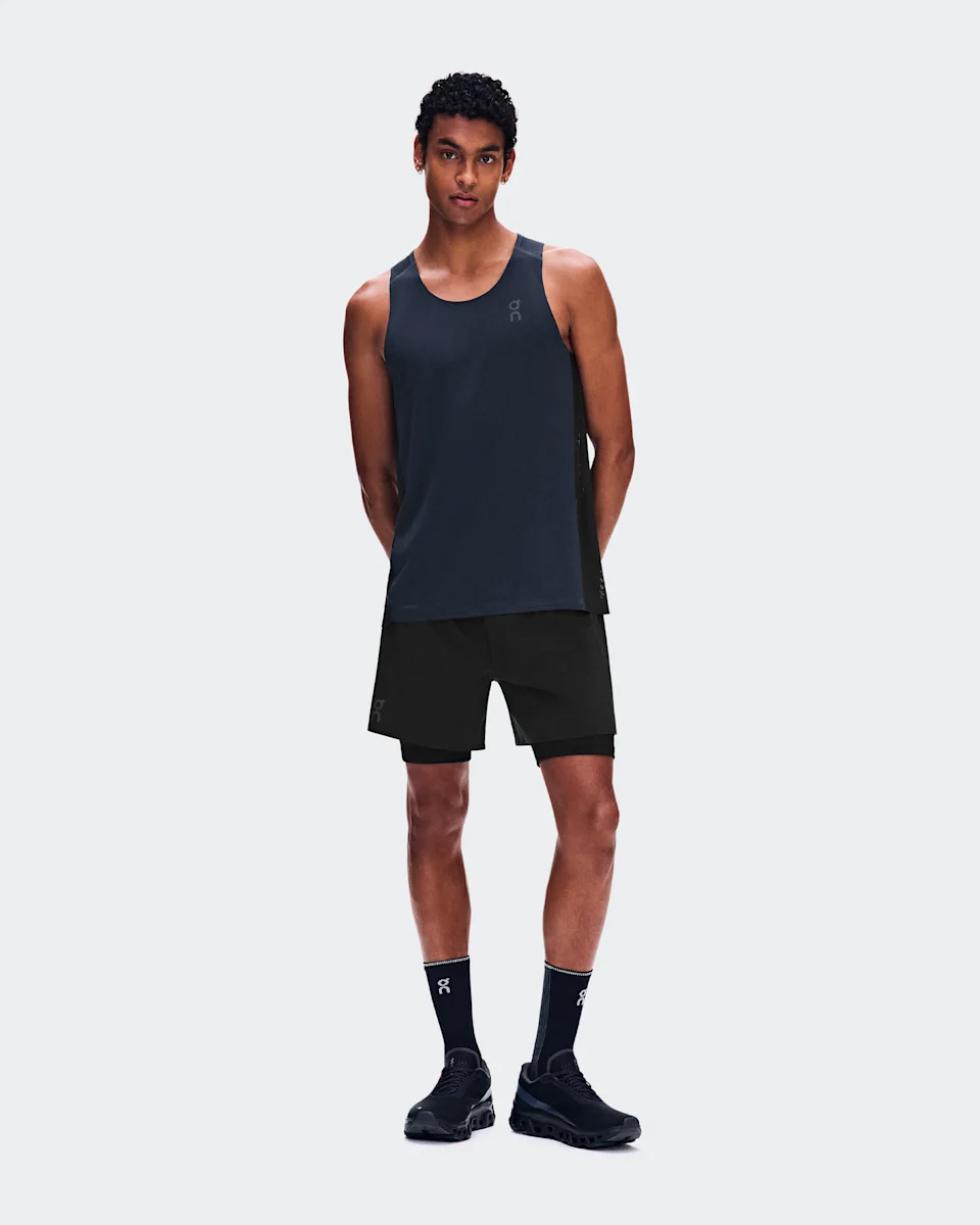 On Performance Tank Navy & Black Masculino