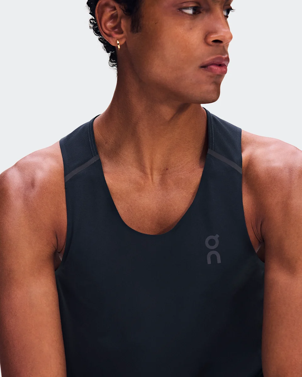 On Performance Tank Navy & Black Masculino