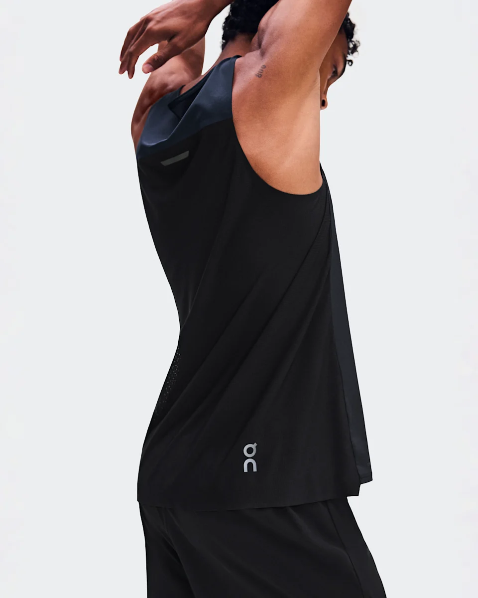 On Performance Tank Navy & Black Masculino