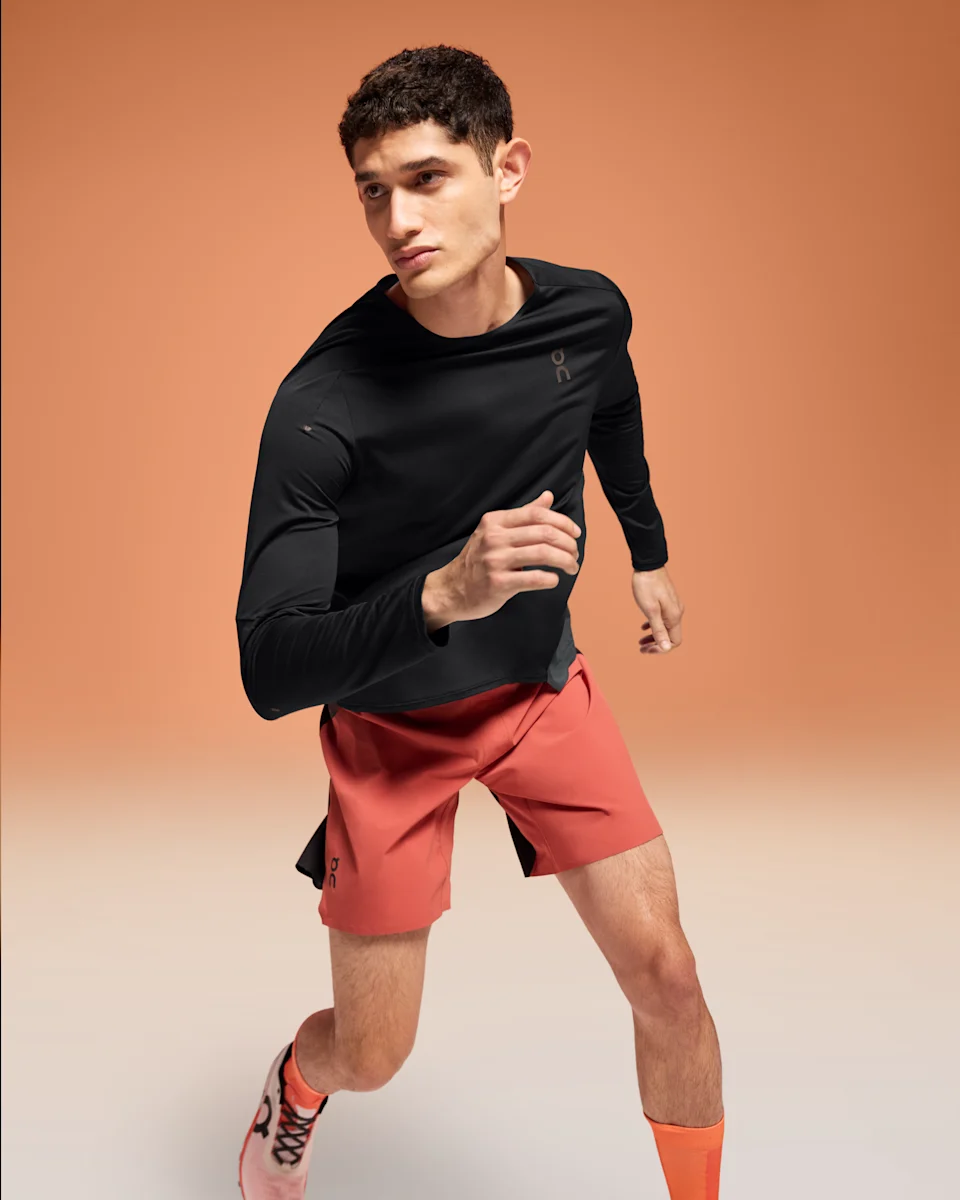 On Performance Long-T Black & Eclipse Masculino