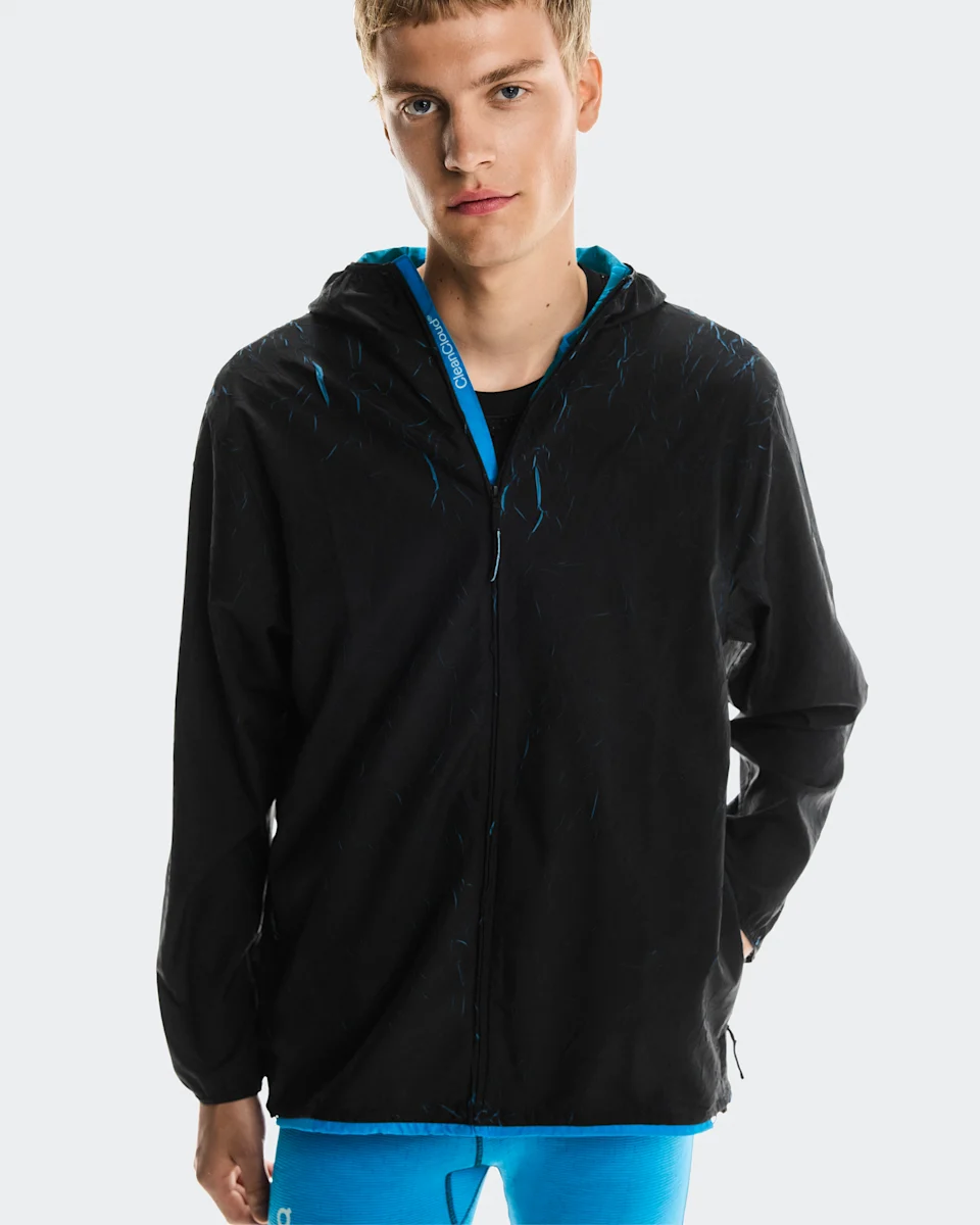 On Pace Run Jacket Malibu & Black Masculino