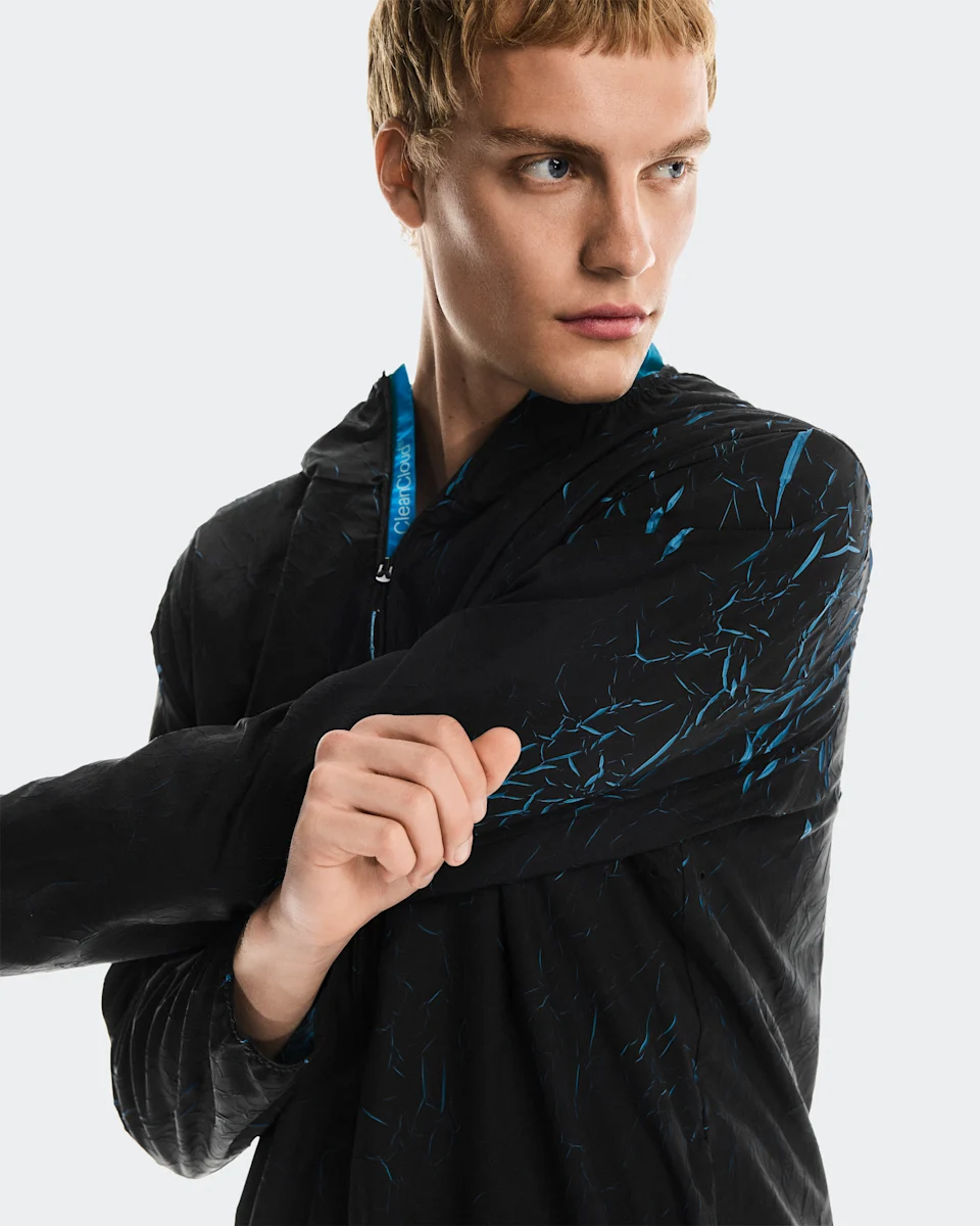 On Pace Run Jacket Malibu & Black Masculino