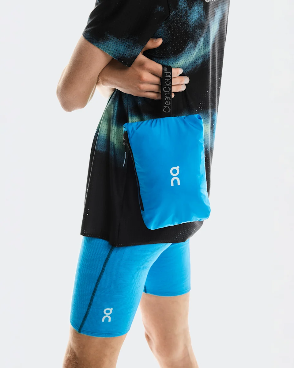 On Pace Run Jacket Malibu & Black Masculino