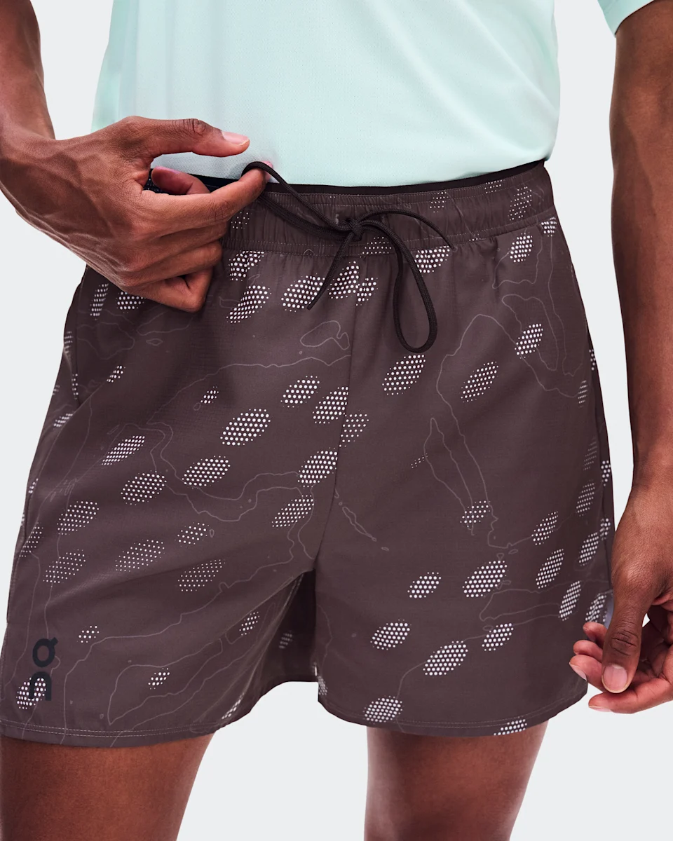 On Trail Shorts Mulberry Masculino