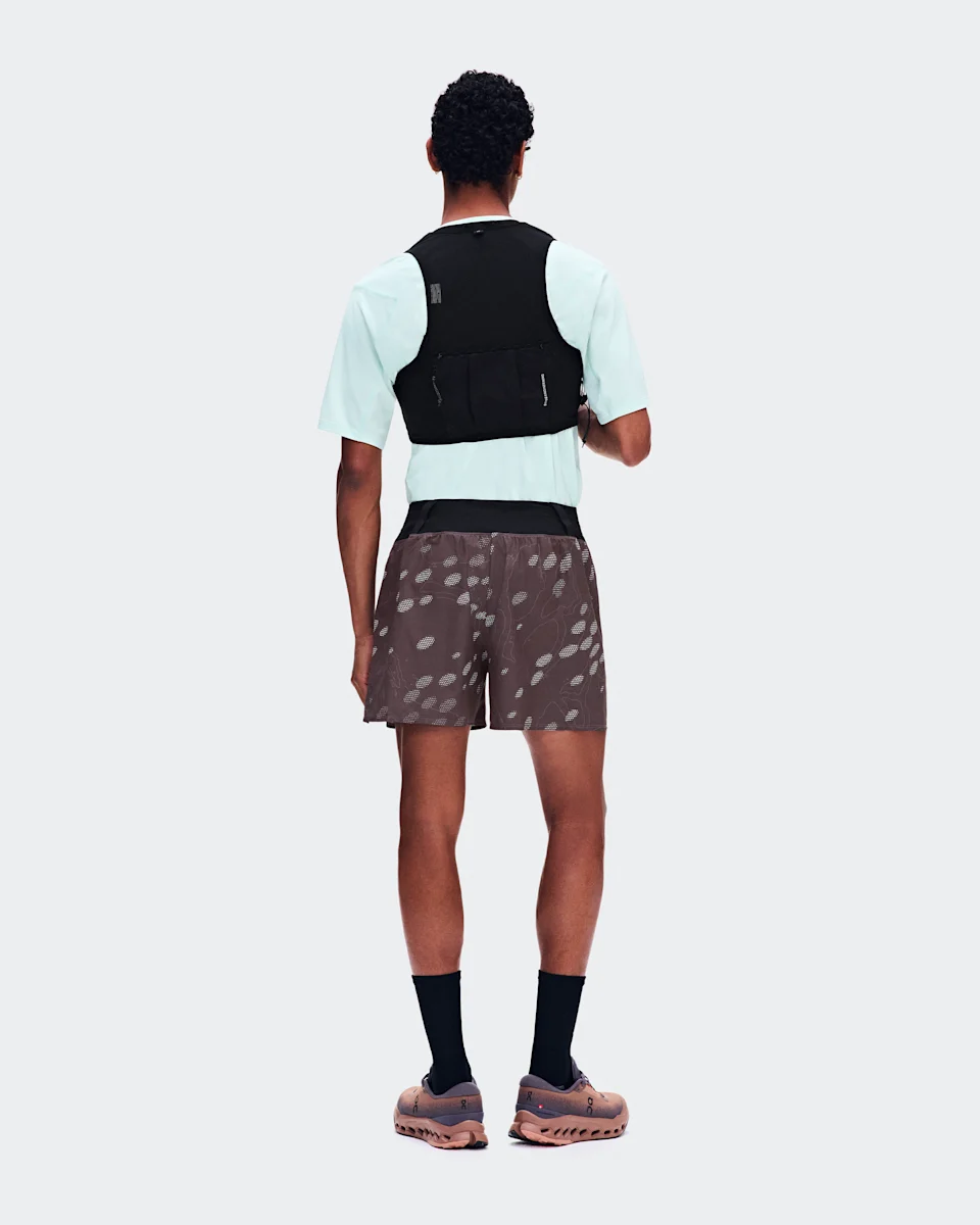 On Trail Shorts Mulberry Masculino