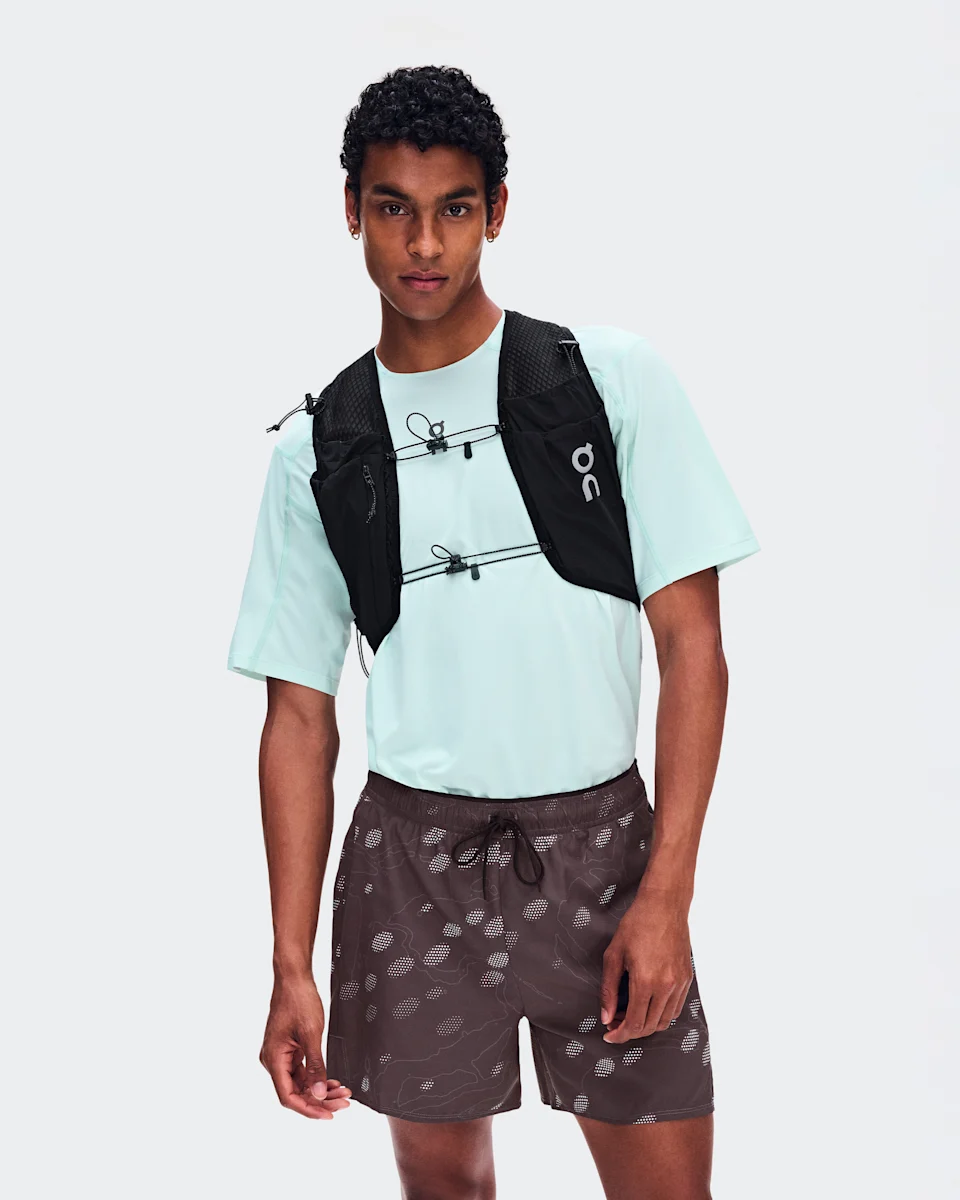 On Trail Shorts Mulberry Masculino