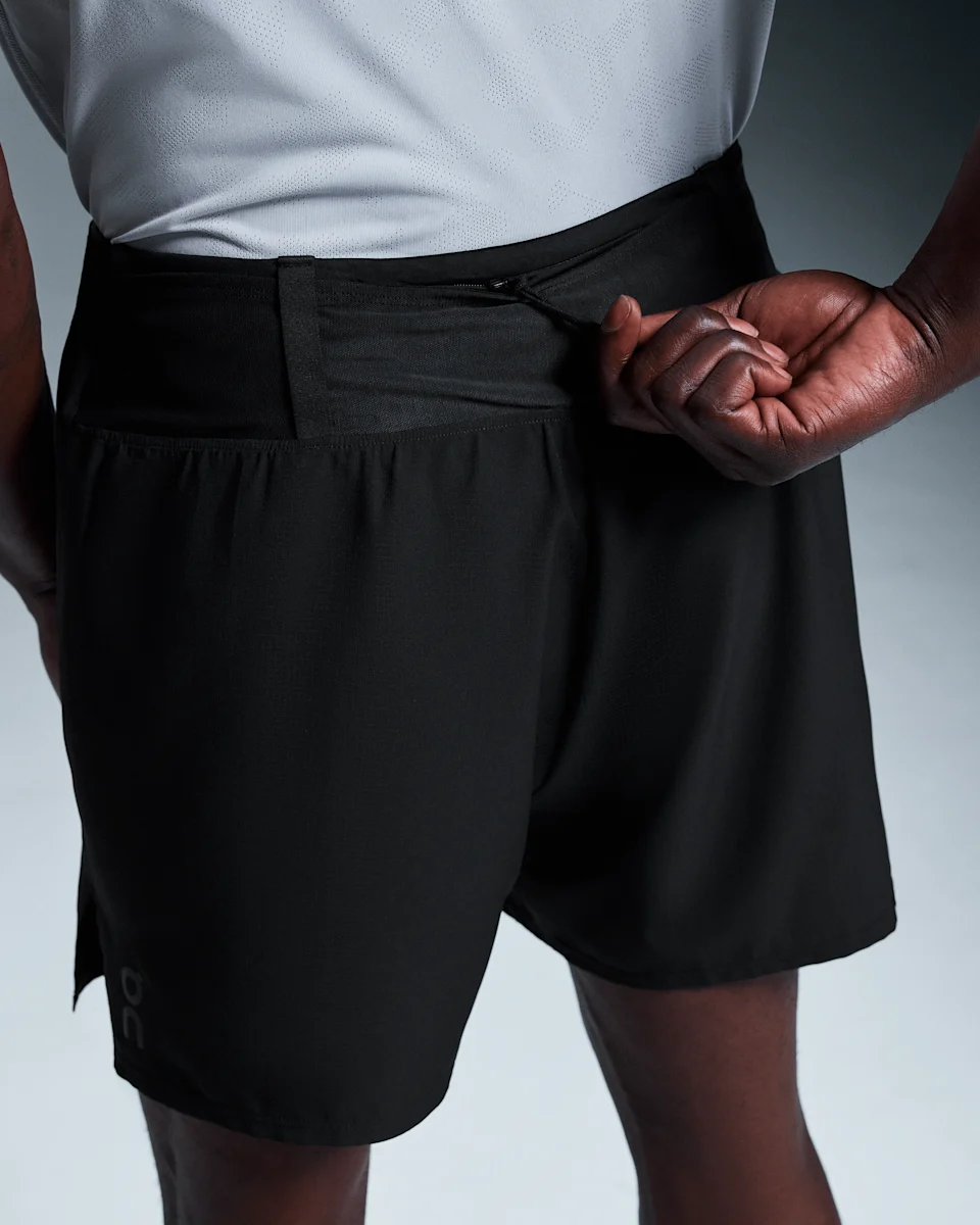 On Trail Shorts Black Masculino
