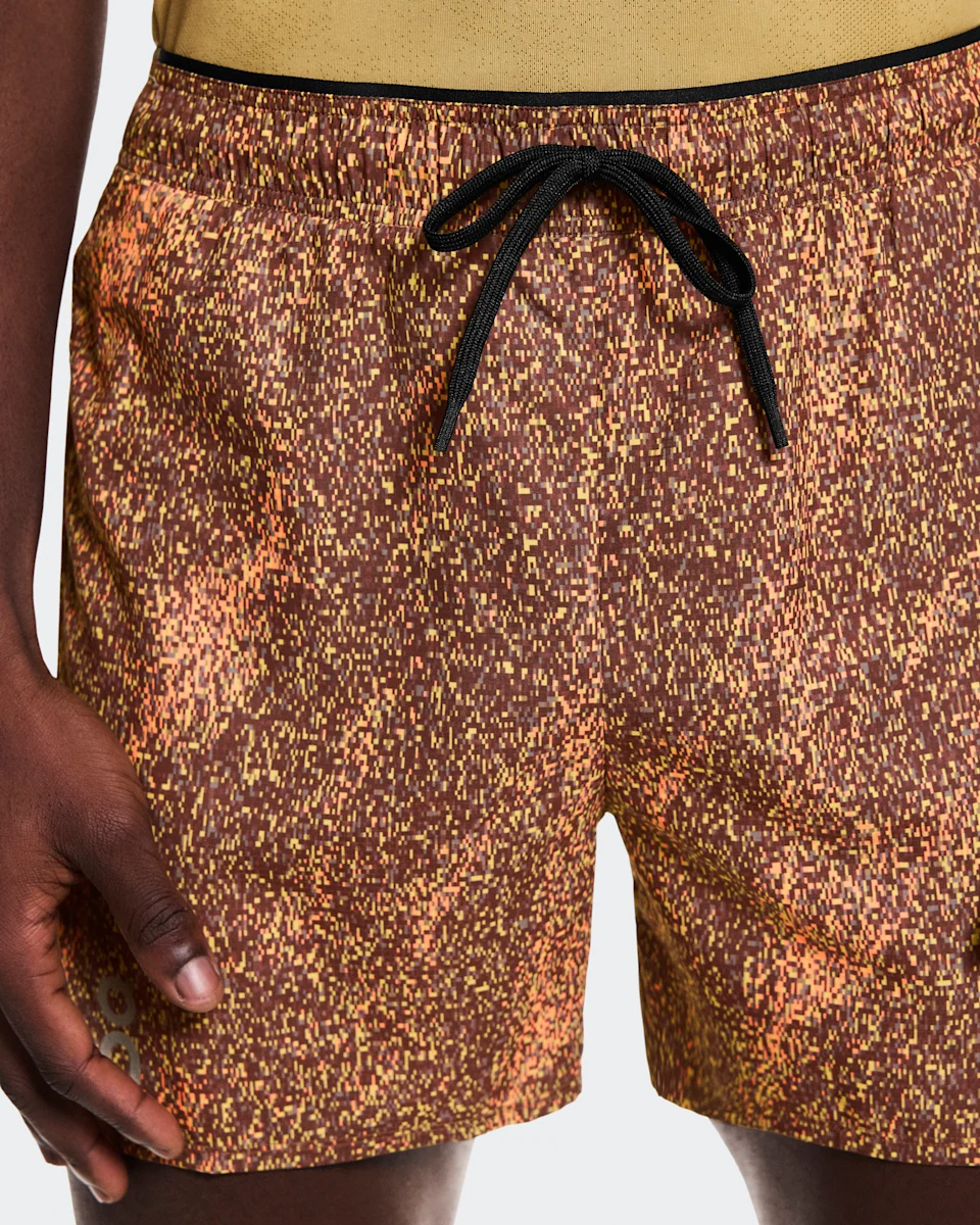 On Trail Shorts Black & Gobi Masculino