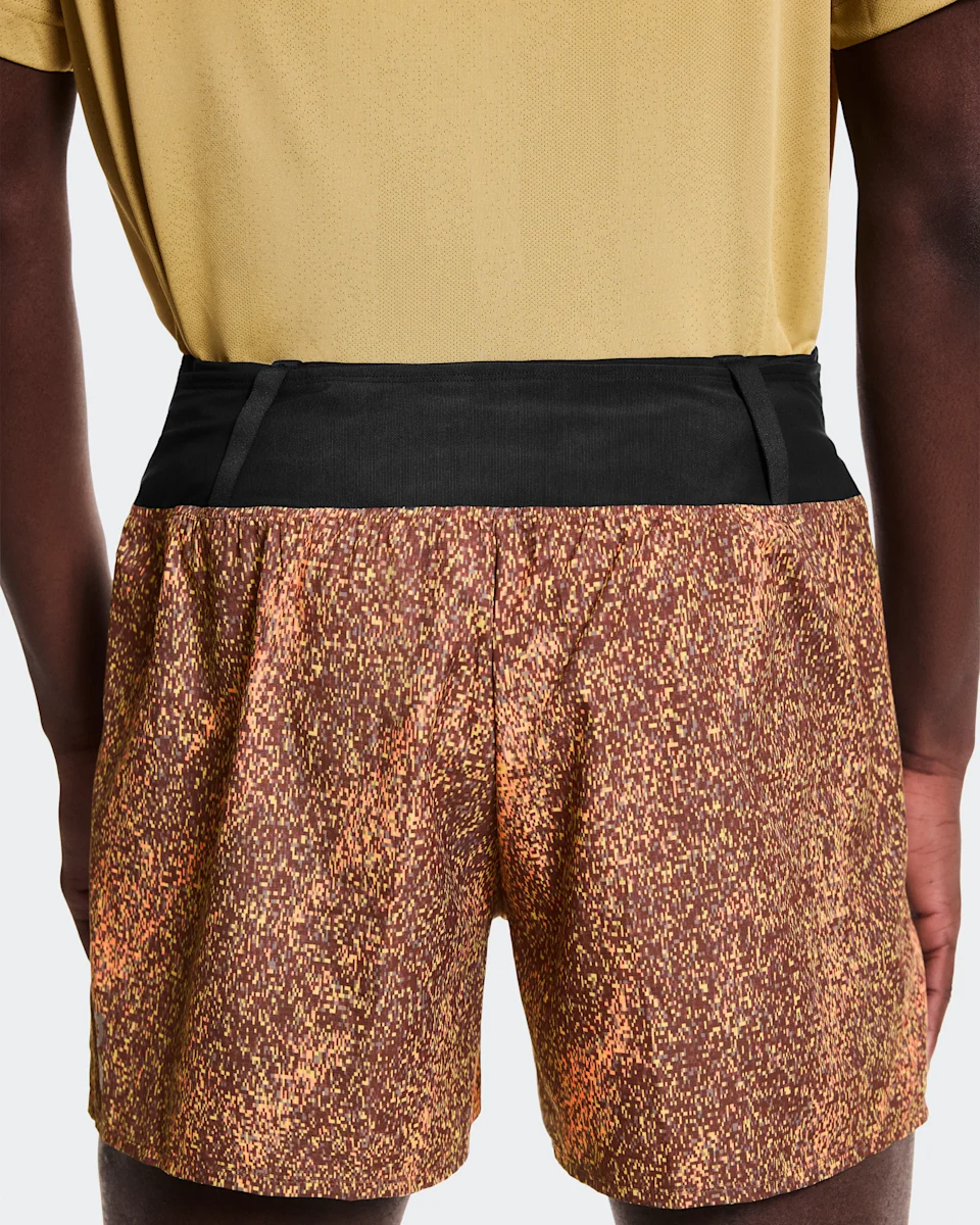 On Trail Shorts Black & Gobi Masculino