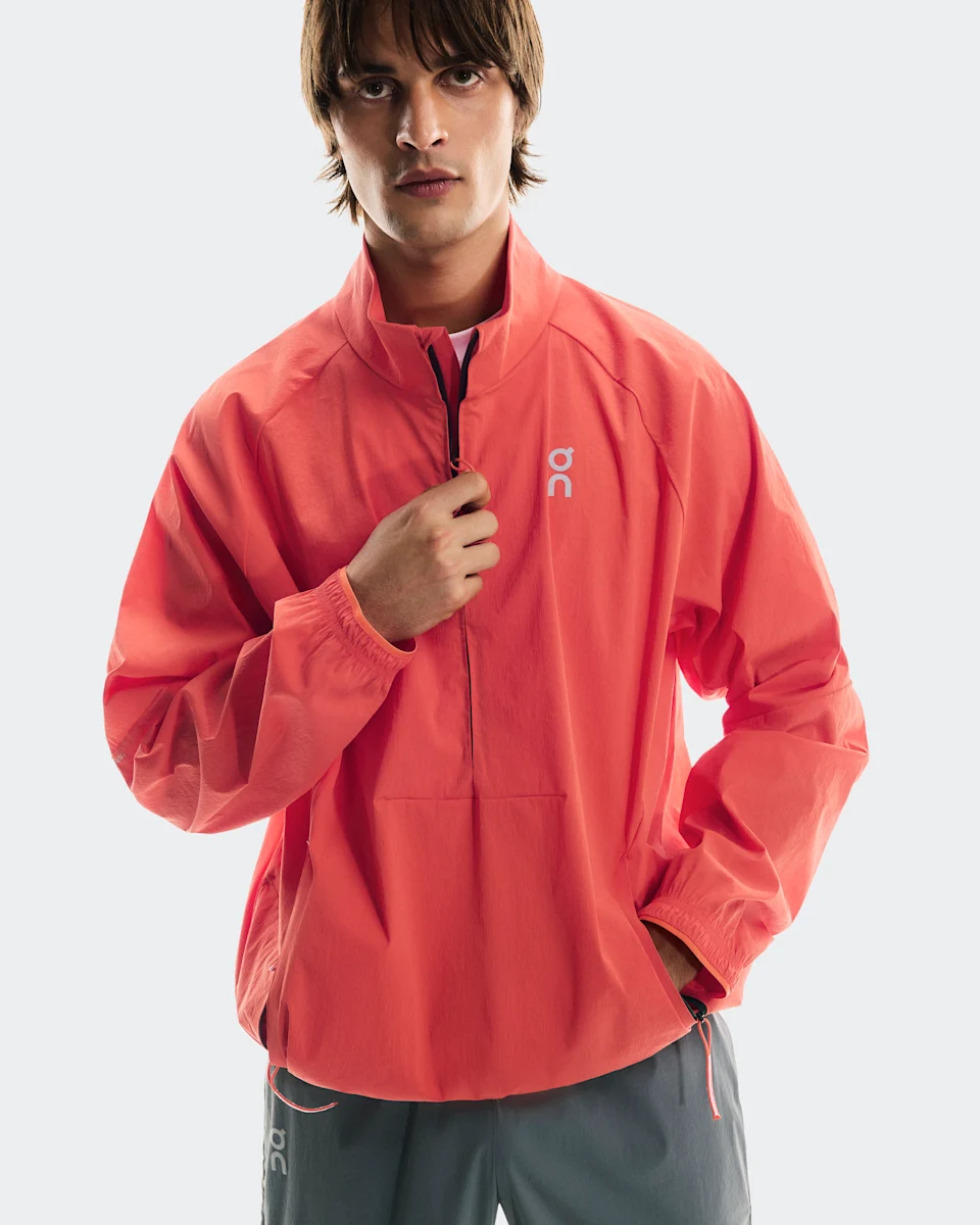 On All-Day 1/2 Zip Jacket Coral Masculino