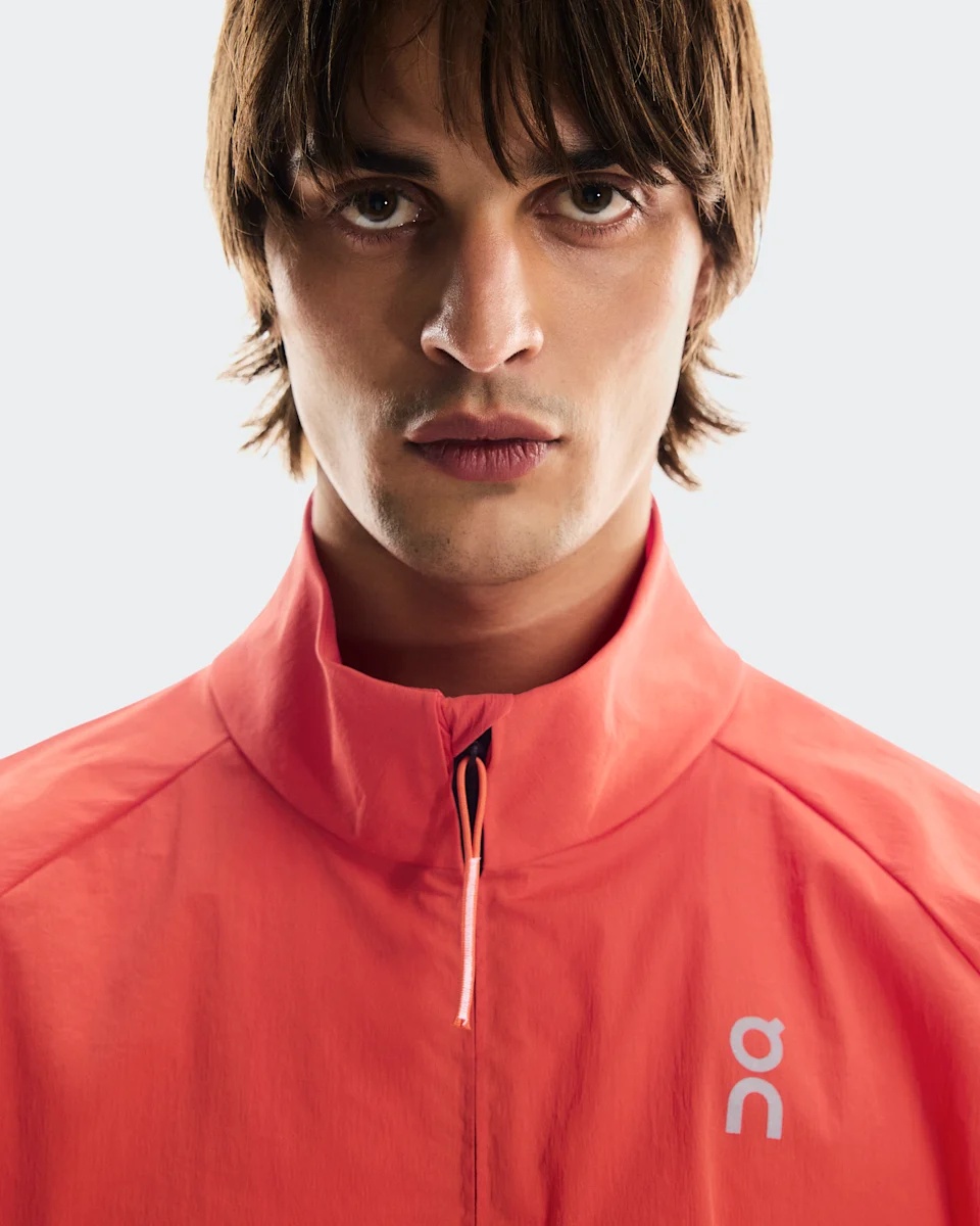 On All-Day 1/2 Zip Jacket Coral Masculino