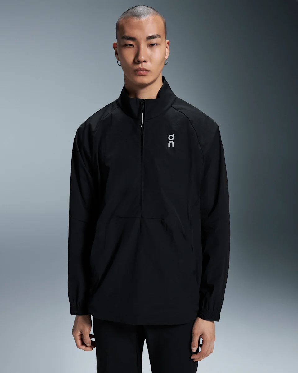 On All-Day 1/2 Zip Jacket Black Masculino