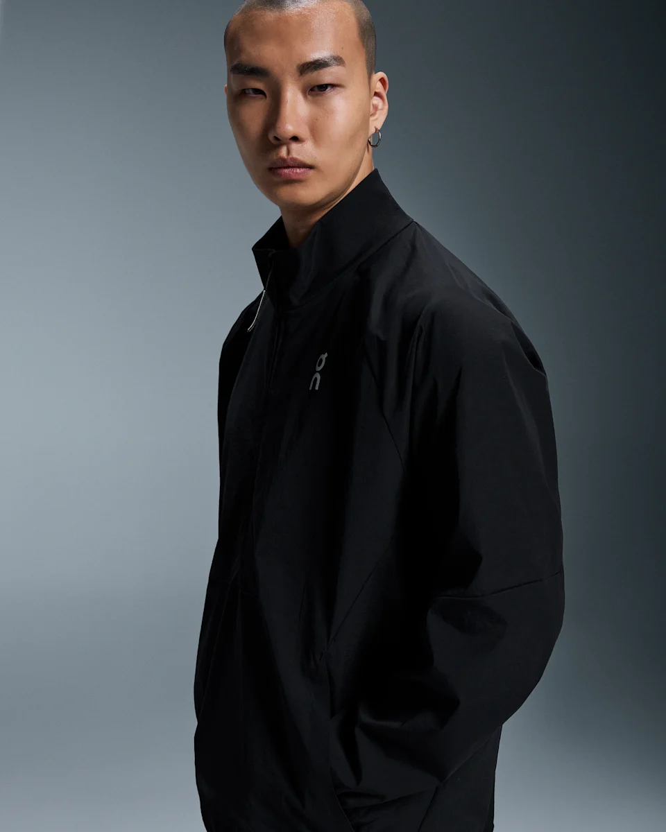 On All-Day 1/2 Zip Jacket Black Masculino