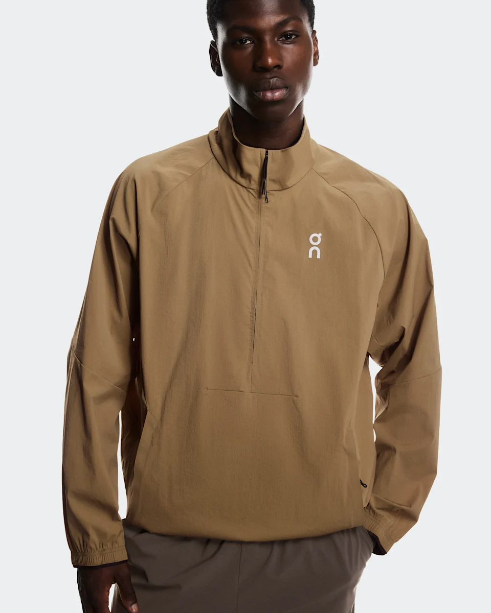 On All-Day 1/2 Zip Jacket Nutmeg Masculino