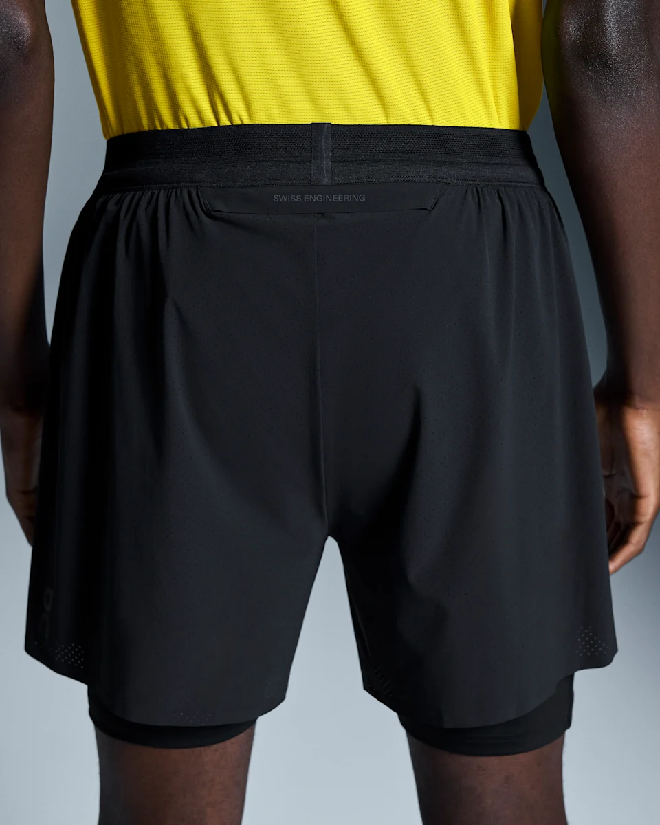 On 5" Performance 2/1 Shorts Black Masculino