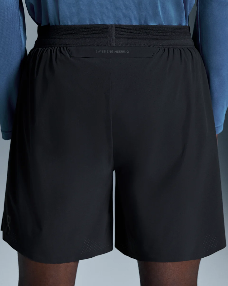 On 7" Performance Shorts Black Masculino