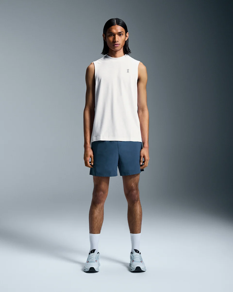 On Train Tank White Masculino – HIIT, cross training, treinos versáteis