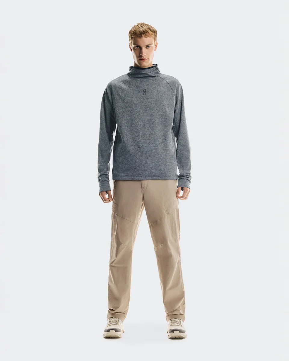 On Trek Hoodie Basalt Masculino