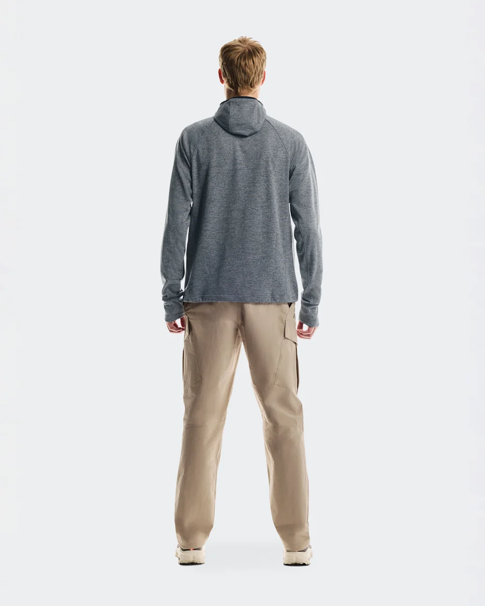 On Trek Hoodie Basalt Masculino