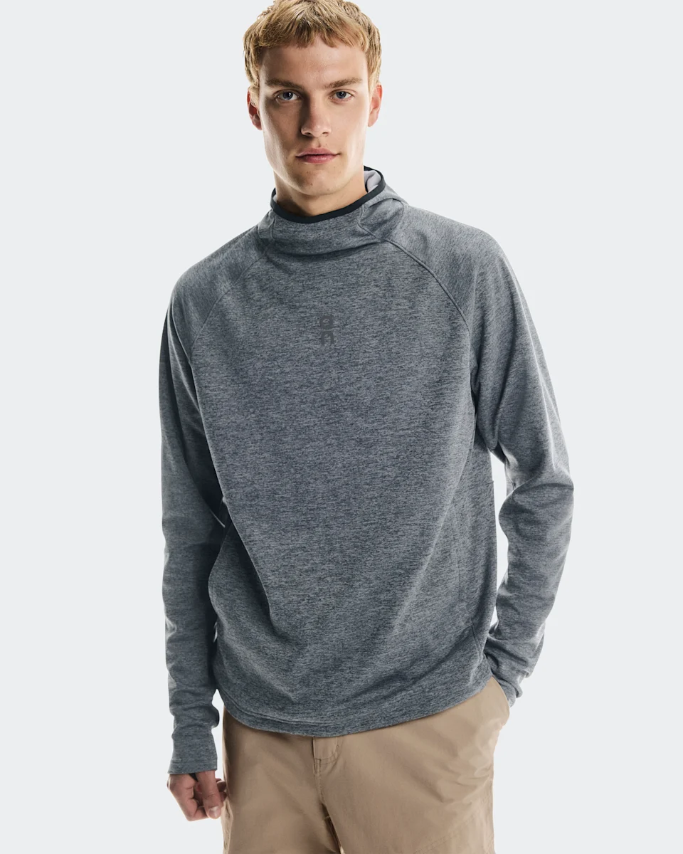 On Trek Hoodie Basalt Masculino