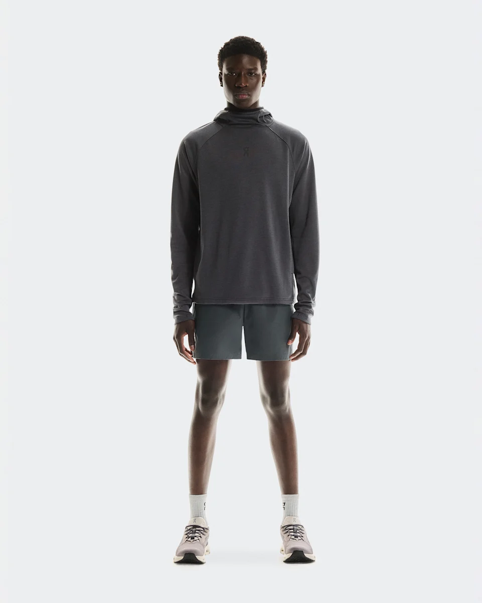 On Trek Hoodie Graphite Masculino