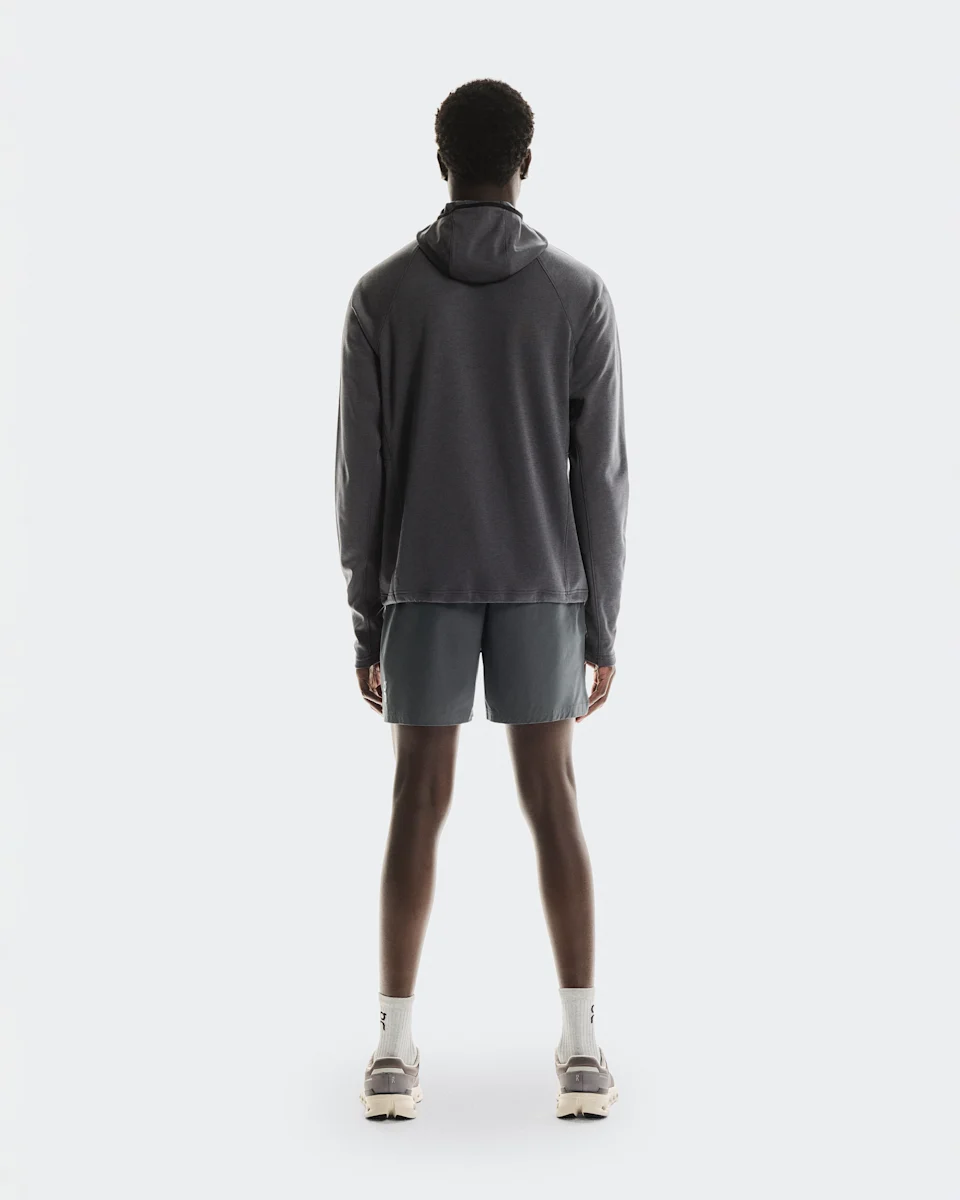 On Trek Hoodie Graphite Masculino