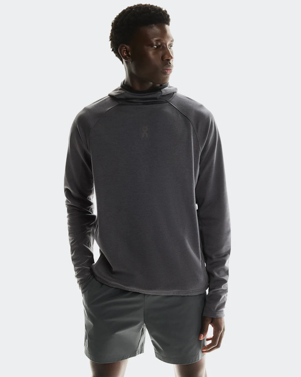 On Trek Hoodie Graphite Masculino