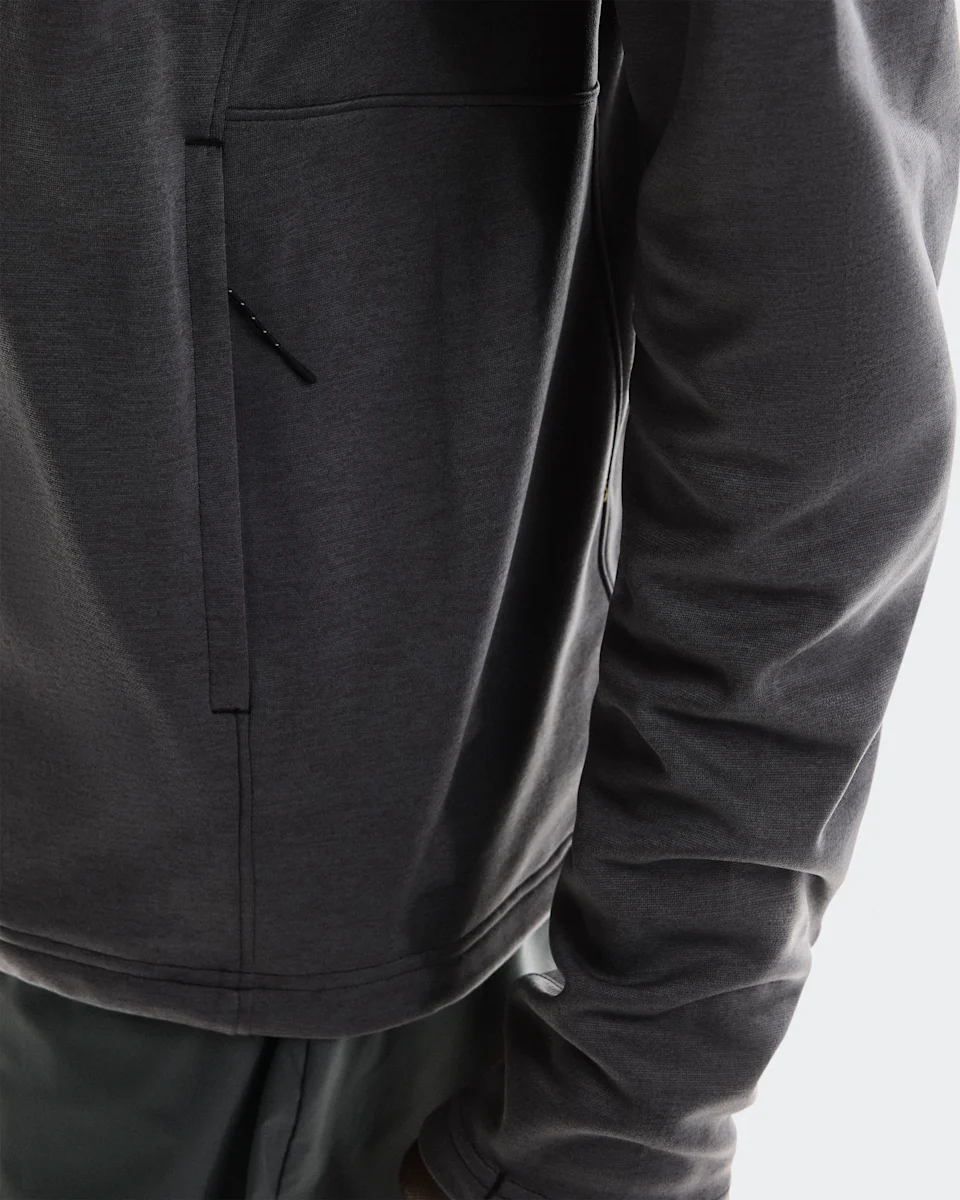 On Trek Hoodie Graphite Masculino
