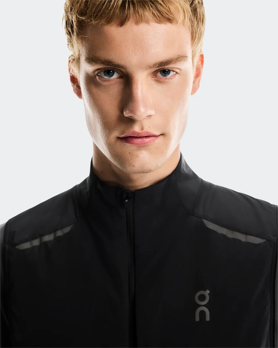 On Weather Vest Black & Eclipse Masculino