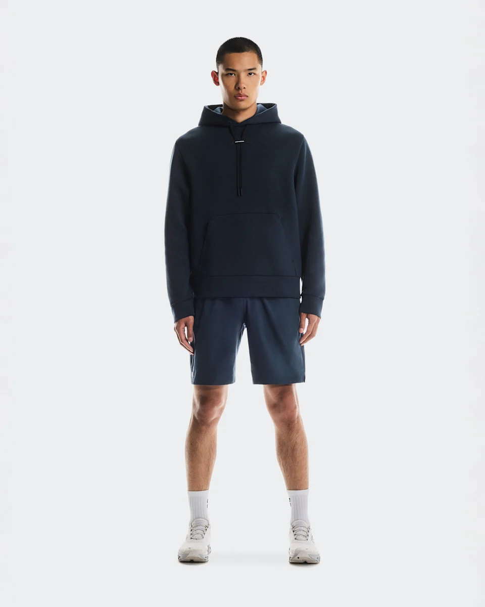 On Focus Tech Hoodie Navy Masculino