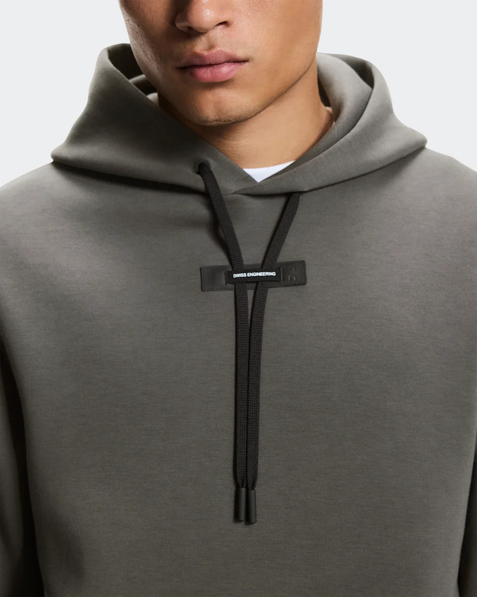 On Focus Tech Hoodie Shadow Masculino