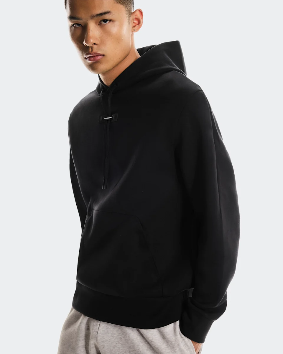 On Focus Tech Hoodie Black Masculino