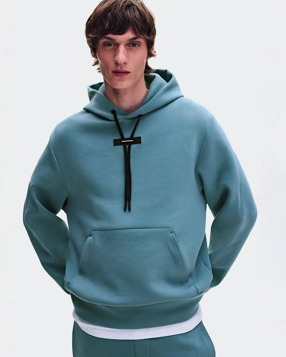 On Focus Tech Hoodie Agave Masculino
