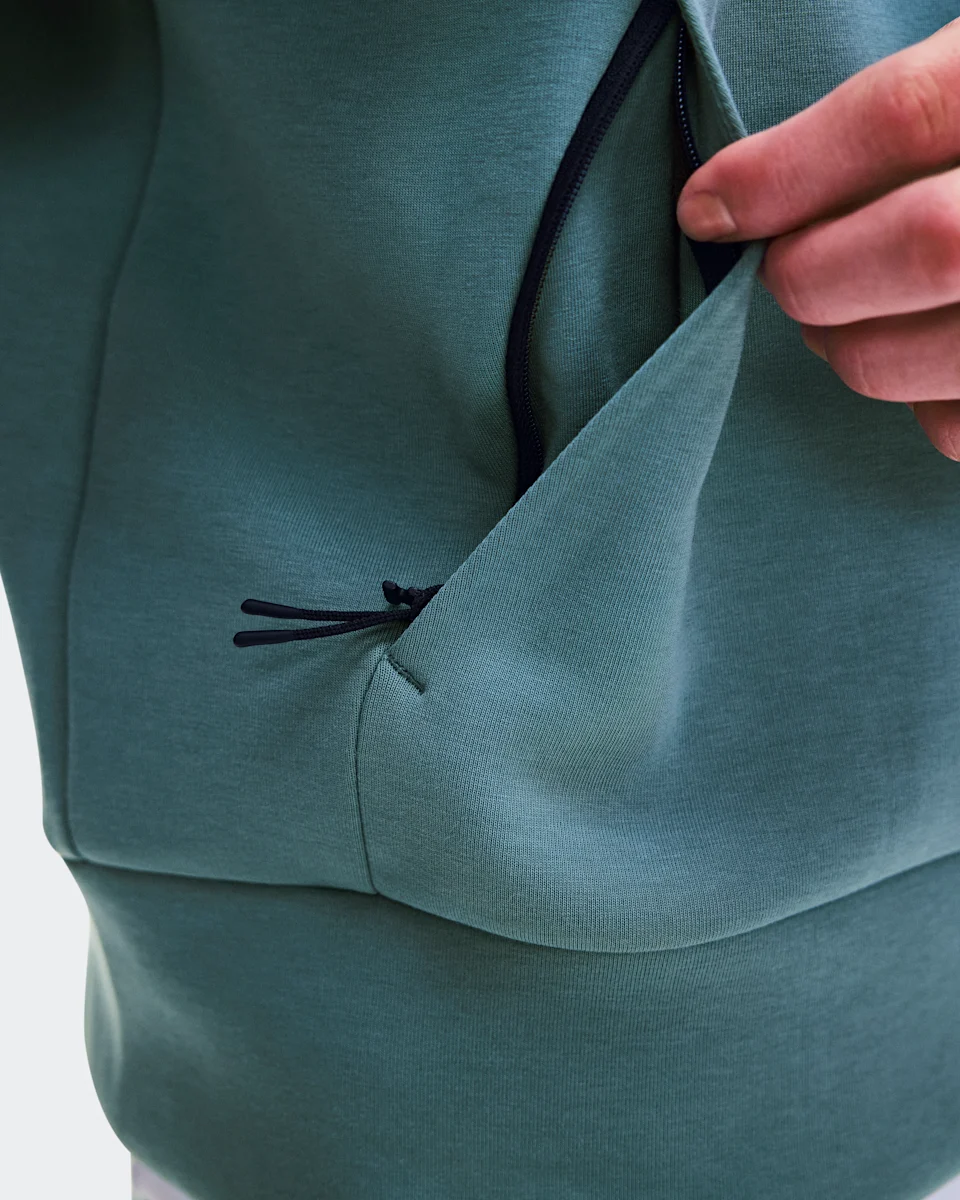 On Focus Tech Hoodie Agave Masculino