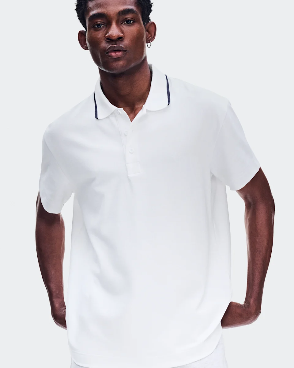 On Courtside Polo All White Masculino