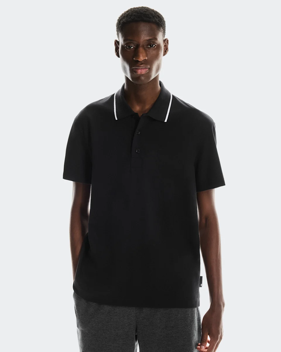 On Courtside Polo Black Masculino