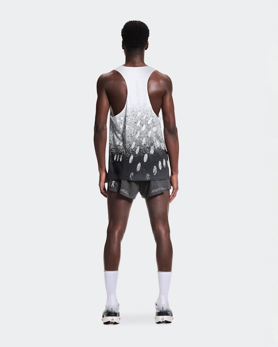 On Zero Singlet White & Iron Masculino