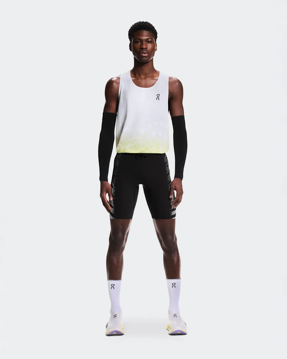 On Zero Half Tights Iron & White Masculino – Pronta para a prova