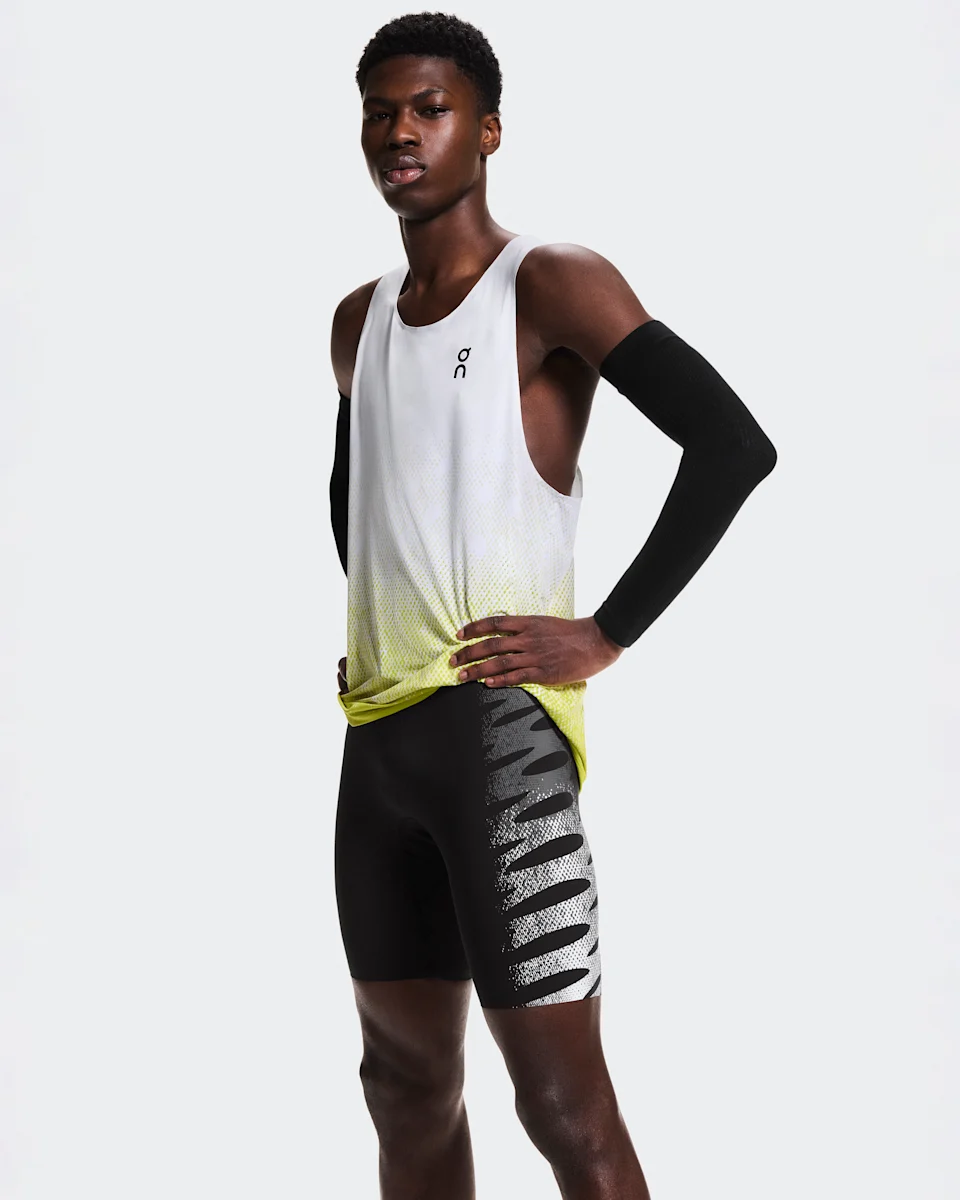 On Zero Half Tights Iron & White Masculino