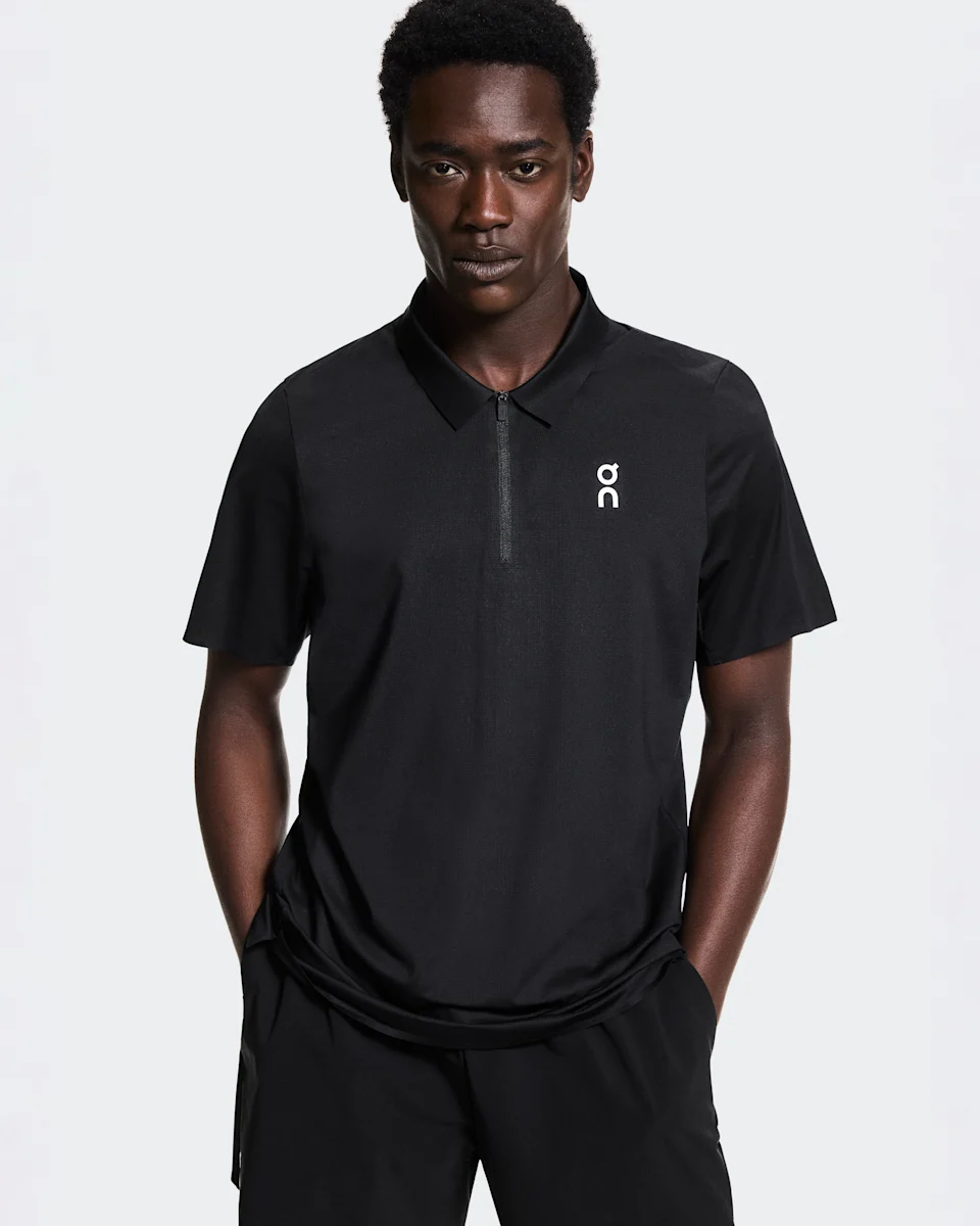 On Court Polo Black Masculino