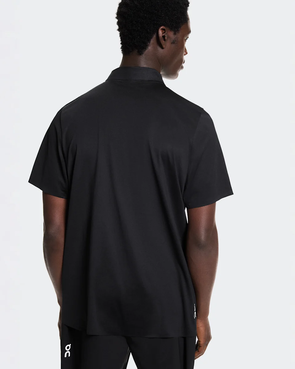 On Court Polo Black Masculino