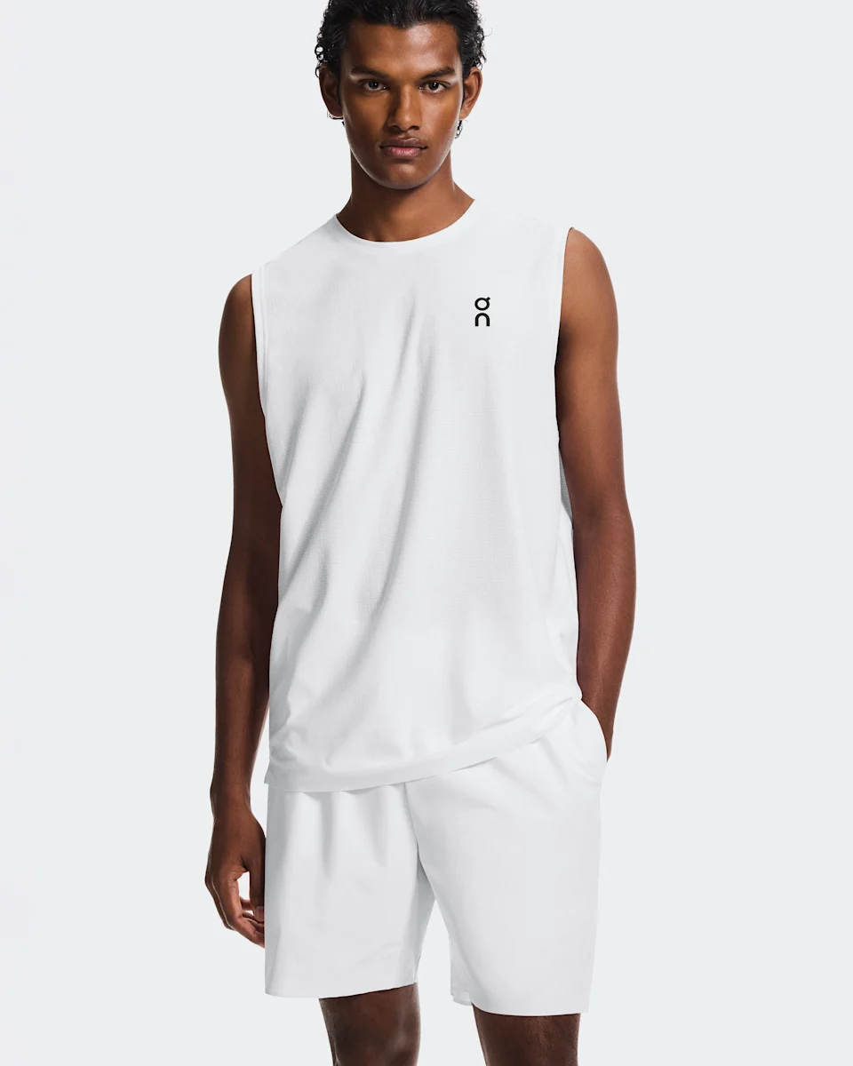 On 7" Court Shorts White Masculino