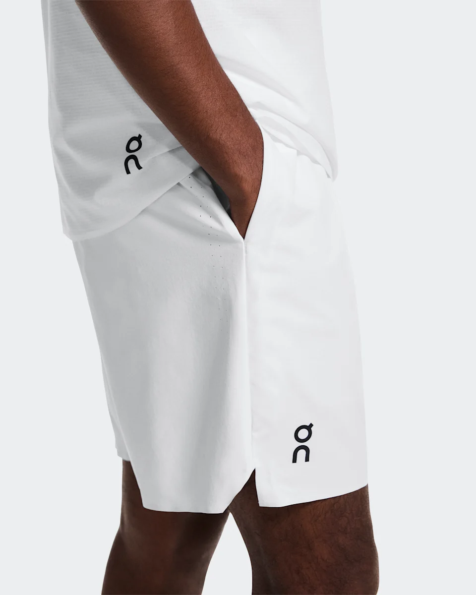 On 7" Court Shorts White Masculino